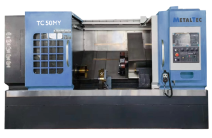 6nmplx4w611xpq2u4e4uyrd59y54d3un MetalTec ТС 50MY - Токарный станок чпу с наклонной станиной и осью Y — изображение 1