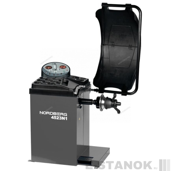 4523N1(G) Nordberg Станок балансировочный с автоматическим вводом 2х параметров, лазером и автостопом (серый)