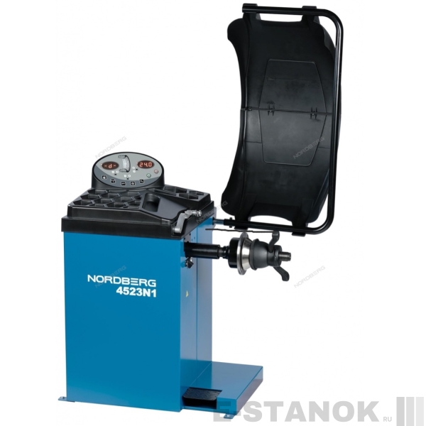 4523N1 NORDBERG Станок балансировочный с автоматическим вводом 2х параметров, лазером и автостопом