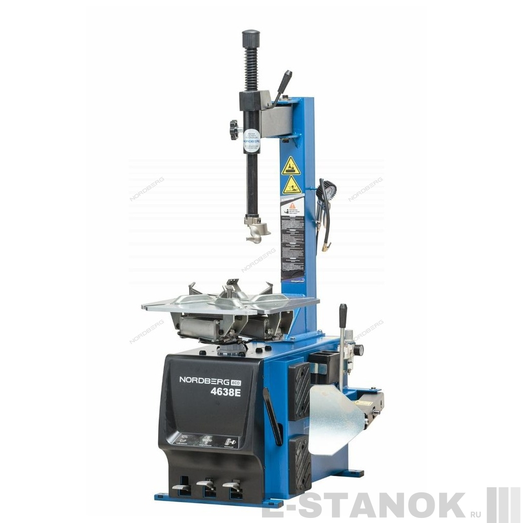4638E_220 Nordberg Станок шиномонтажный полуавтомат, односкоростной, 220 В, синий