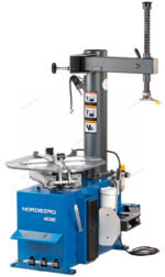 4639E(B) 220 NORDBERG Станок шиномонтажный полуавтомат, односкоростной, зажимы 12-24", синий, 220В