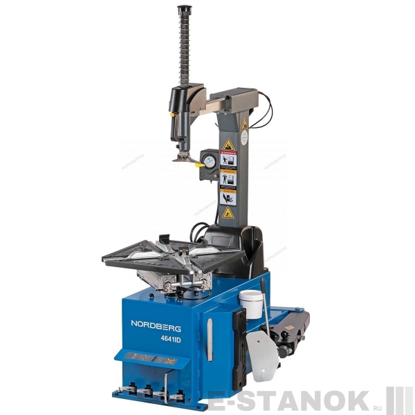 4641ID(B) NORDBERG Станок шиномонтажный автомат, двухскоростной, зажимы 14-25", синий, 380В