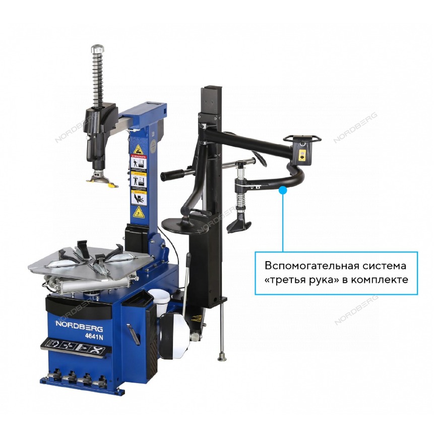 4641N NORDBERG Станок шиномонтажный автомат, двухскоростной, 380 В, синий