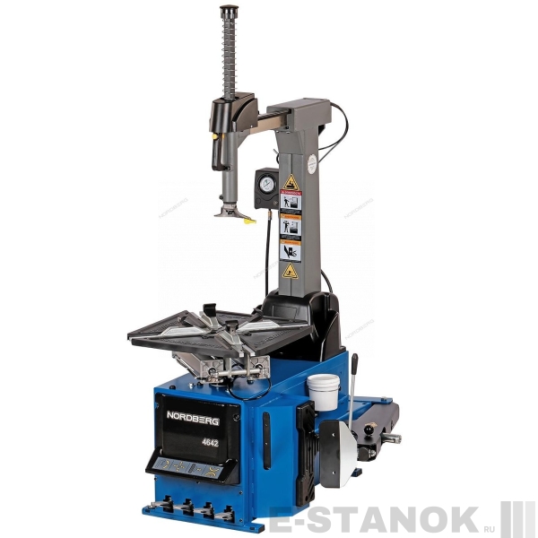 4642(B) NORDBERG Станок шиномонтажный автомат, двухскоростной, стол с накладками, 380 В, синий