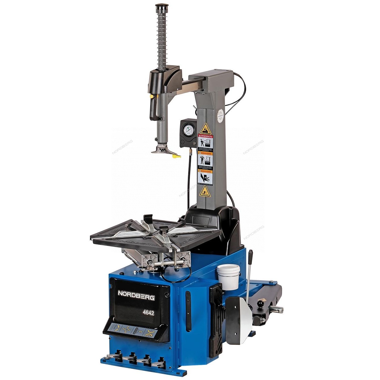 4642(B) NORDBERG Станок шиномонтажный автомат, двухскоростной, стол с накладками, 380 В, синий 4642(B) NORDBERG Станок шиномонтажный автомат, двухскоростной, стол с накладками, 380 В, синий