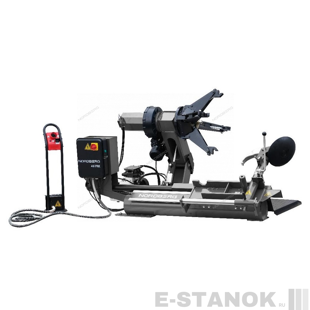 46TRK(G) NORDBERG Станок шиномонтажный 380V для грузовых машин, зажимы 14-26", серый
