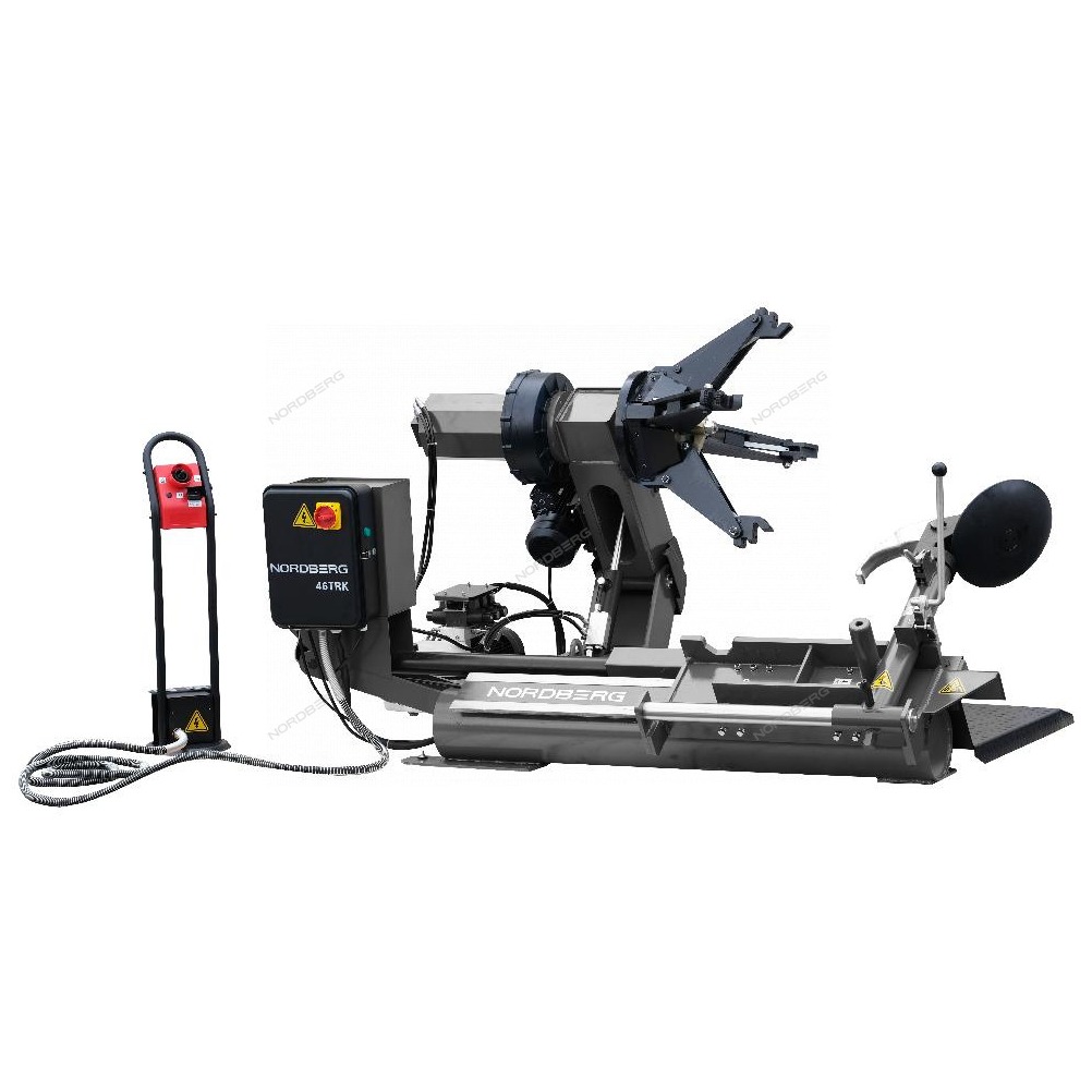 46TRK(G) NORDBERG Станок шиномонтажный 380V для грузовых машин, зажимы 14-26", серый