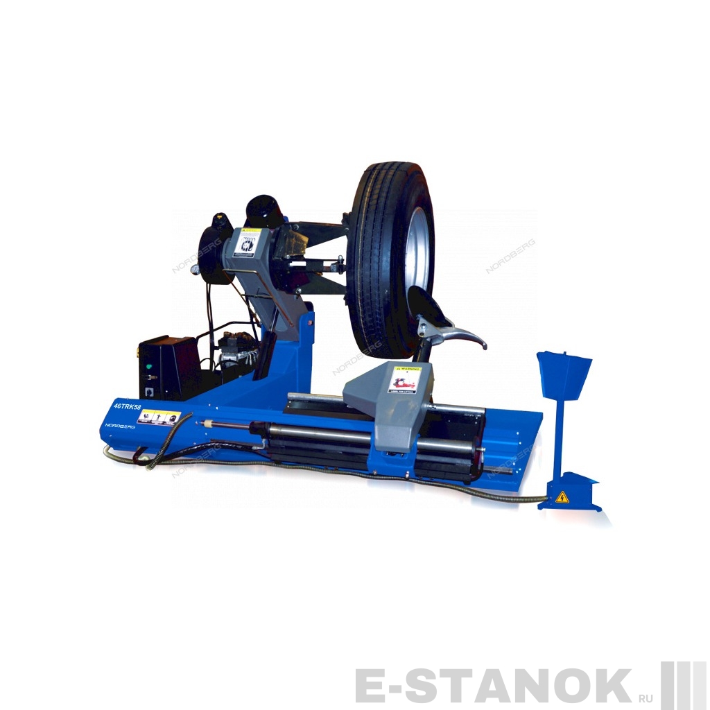 46TRK56 NORDBERG Станок шиномонтажный для грузовых машин, односкоростной, 380 В, синий