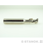 Алмазная компрессионная фреза Альма: диам. 10 мм, реж. длина 25 мм, общ. длина 75 мм