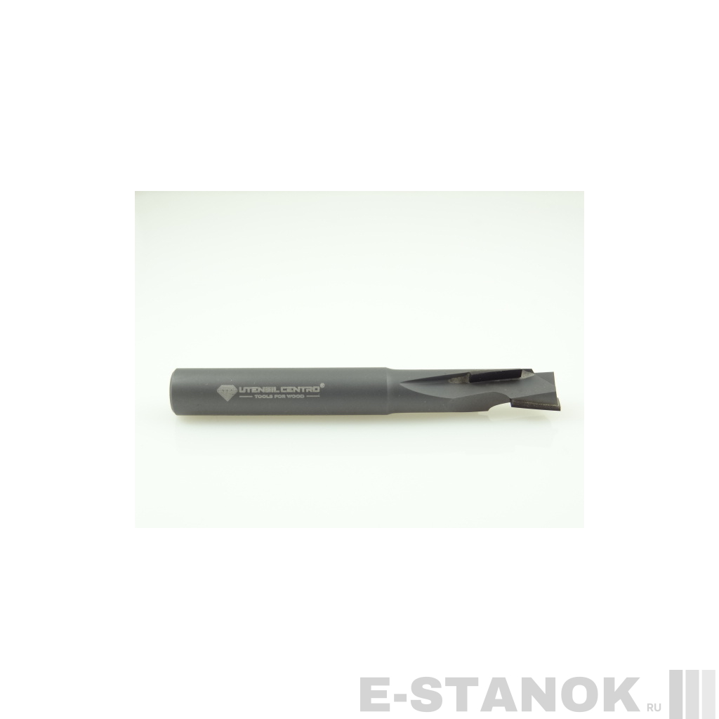 Алмазная компрессионная фреза с твердосплавным корпусом Utensil Centro: диам. 10 мм, реж. часть 27 мм