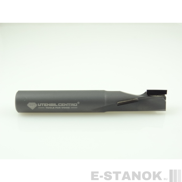 Алмазная компрессионная фреза с твердосплавным корпусом Utensil Centro: диам. 12 мм, реж. часть 27 мм