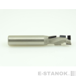 Алмазная компрессионная фреза SD: диам. 12 мм, реж. часть 26 мм (Z4+1)