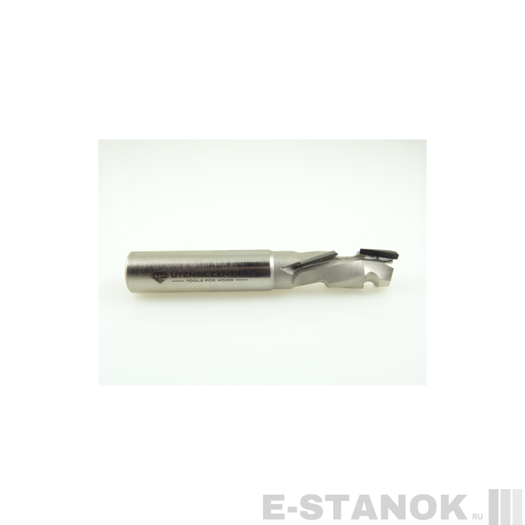 Алмазная компрессионная фреза Utensil Centro: диам. 12 мм, реж. часть 25 мм (Z3+1)