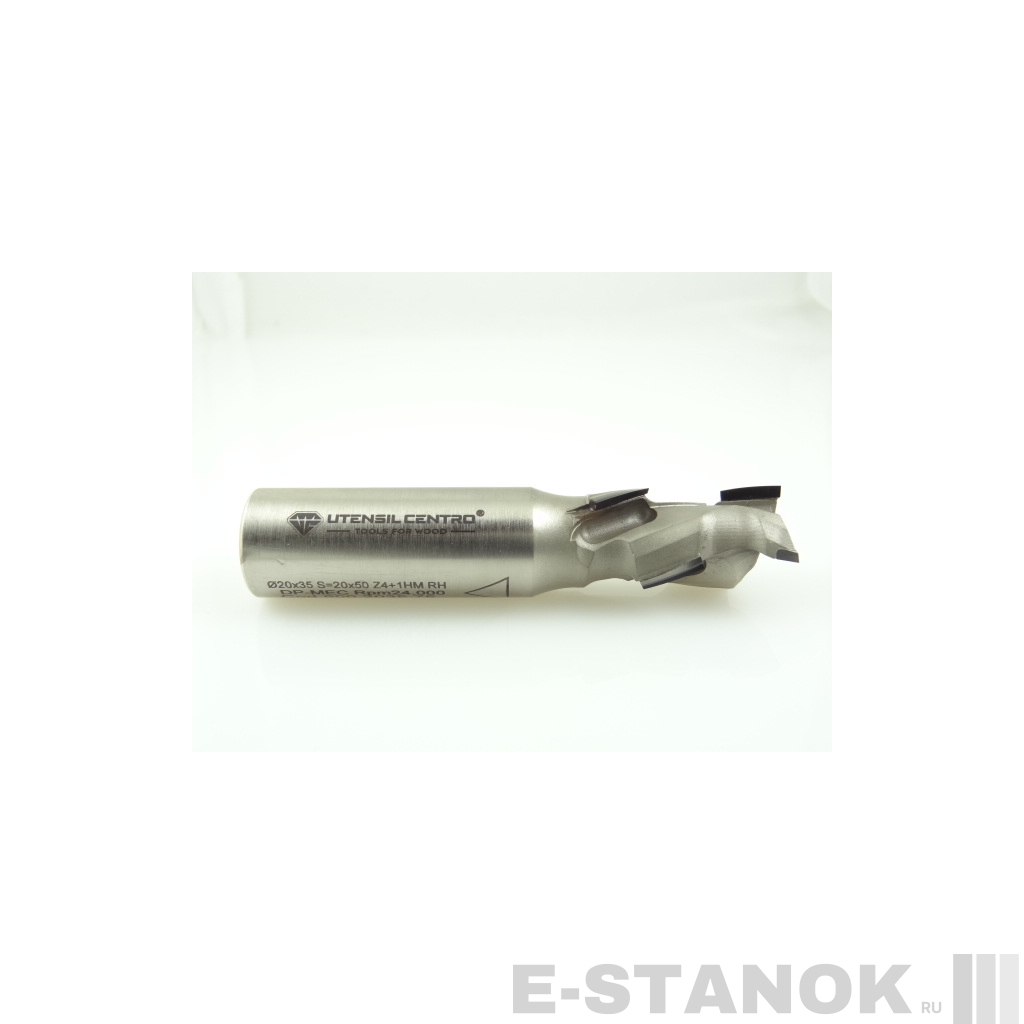 Алмазная компрессионная фреза Utensil Centro: диам. 20 мм, реж. часть 35 мм