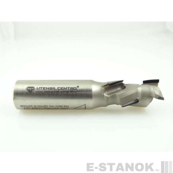 Алмазная компрессионная фреза Utensil Centro: диам. 20 мм, реж. часть 35 мм