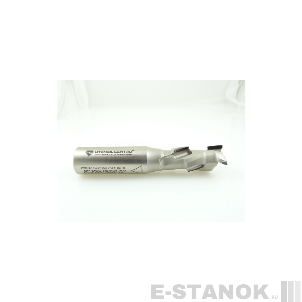 Алмазная компрессионная фреза Utensil Centro: диам. 20 мм, реж. часть 45 мм