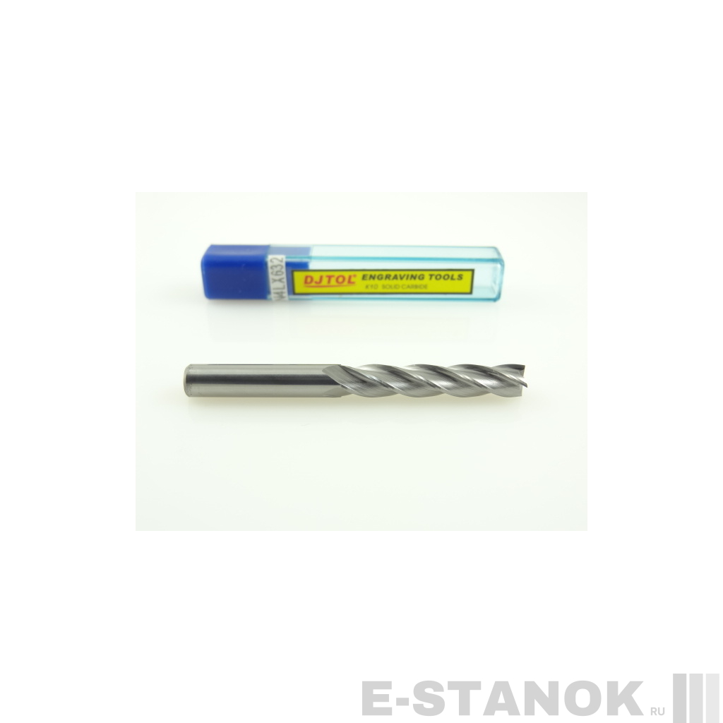 Четырёхзаходная фреза DJTOL N: диам. 6 мм, реж. длина 32 мм