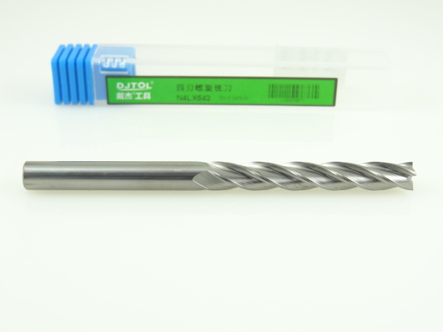 Четырёхзаходная фреза DJTOL N: диам. 6 мм, реж. длина 42 мм Четырёхзаходная фреза DJTOL N: диам. 6 мм, реж. длина 42 мм