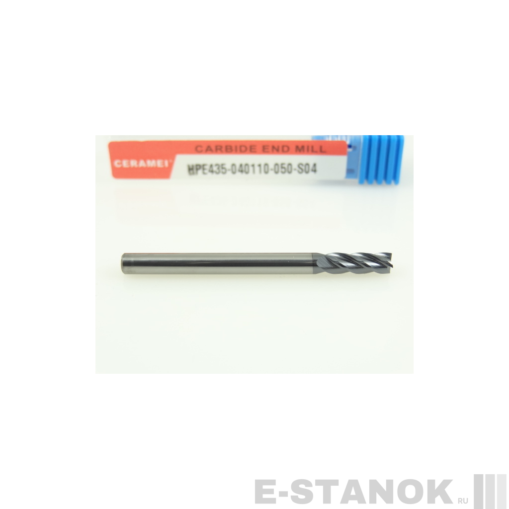 Четырёхзаходная универсальная фреза (HRC50) CERAMEI: диам. 4 мм, реж. часть 11 мм