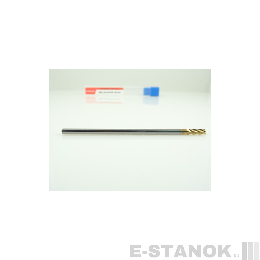 Четырёхзаходная универсальная фреза (HRC55) CERAMEI: диам. 4 мм, реж. часть 12 мм, общая длина 100 мм