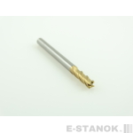 Четырёхзаходная универсальная фреза (HRC55) CERAMEI: диам. 4 мм, реж. часть 11 мм