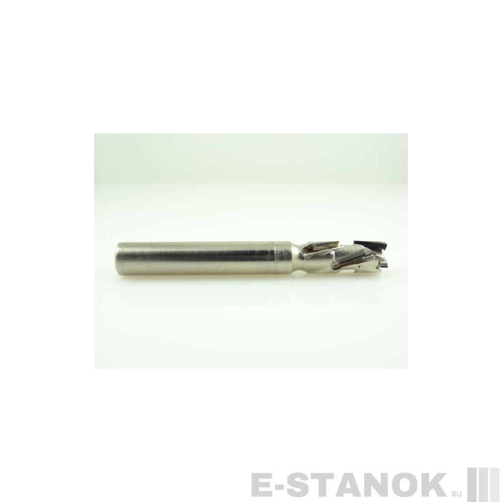 Двухзаходная алмазная компрессионная фреза Альма: диам. 12 мм, реж. длина 25 мм, общ. длина 95 мм