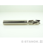 Двухзаходная алмазная компрессионная фреза Альма: диам. 12 мм, реж. длина 25 мм, общ. длина 95 мм