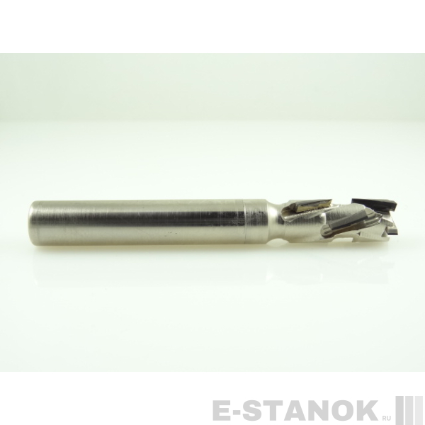 Двухзаходная алмазная компрессионная фреза Альма: диам. 12 мм, реж. длина 25 мм, общ. длина 95 мм