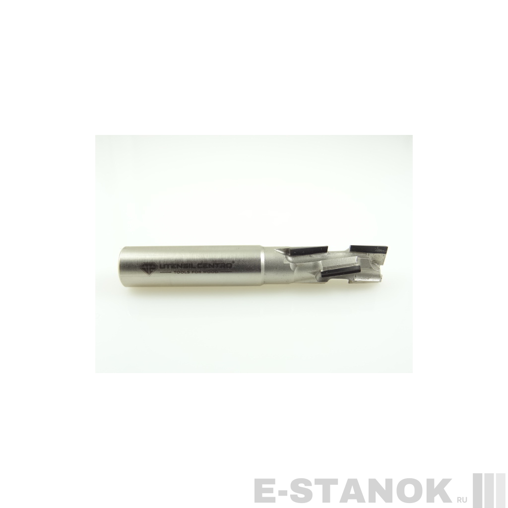 Двухзаходная алмазная компрессионная фреза Utensil Centro: диам. 12 мм, реж. часть 25 мм