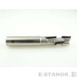 Двухзаходная алмазная компрессионная фреза Utensil Centro: диам. 12 мм, реж. часть 25 мм