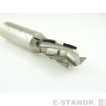 Двухзаходная алмазная компрессионная фреза Utensil Centro: диам. 18 мм, хвост. 20 мм, реж. часть 35 мм