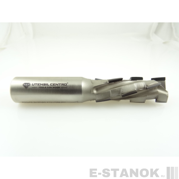Двухзаходная алмазная компрессионная фреза Utensil Centro: диам. 20 мм, реж. часть 55 мм