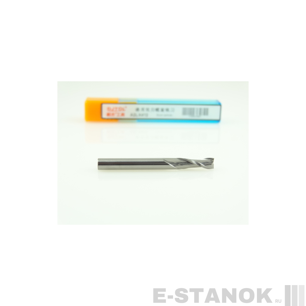 Двухзаходная фреза DJTOL A: диам. 4 мм, реж. длина 12 мм