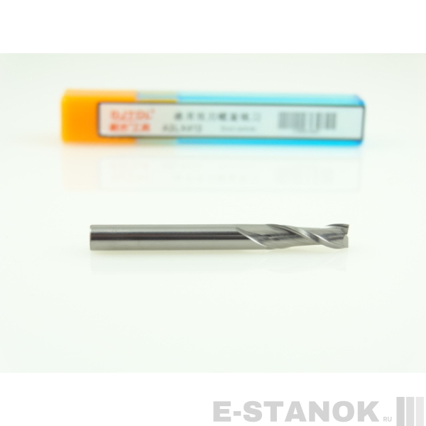 Двухзаходная фреза DJTOL A: диам. 4 мм, реж. длина 12 мм