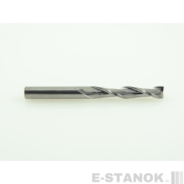 Двухзаходная фреза DJTOL N: диам. 4 мм, реж. длина 22 мм, общ. длина 45 мм