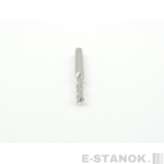 Двухзаходная фреза DJTOL N: хвост. 3.175, диам. 2.5 мм, реж. длина 10 мм