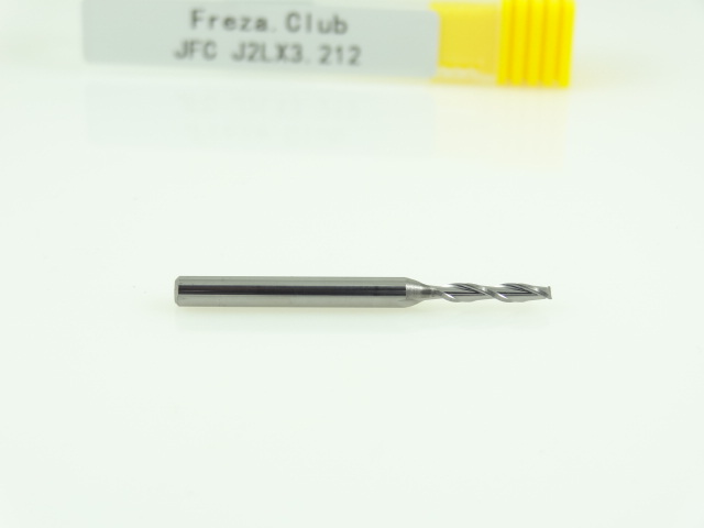 Двухзаходная фреза JFC: диам. 2 мм, хвост. 3.175 мм, реж. длина 12 мм Двухзаходная фреза JFC: диам. 2 мм, хвост. 3.175 мм, реж. длина 12 мм