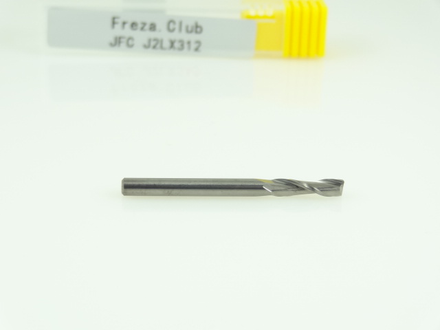 Двухзаходная фреза JFC: диам. 3 мм, реж. длина 12 мм Двухзаходная фреза JFC: диам. 3 мм, реж. длина 12 мм