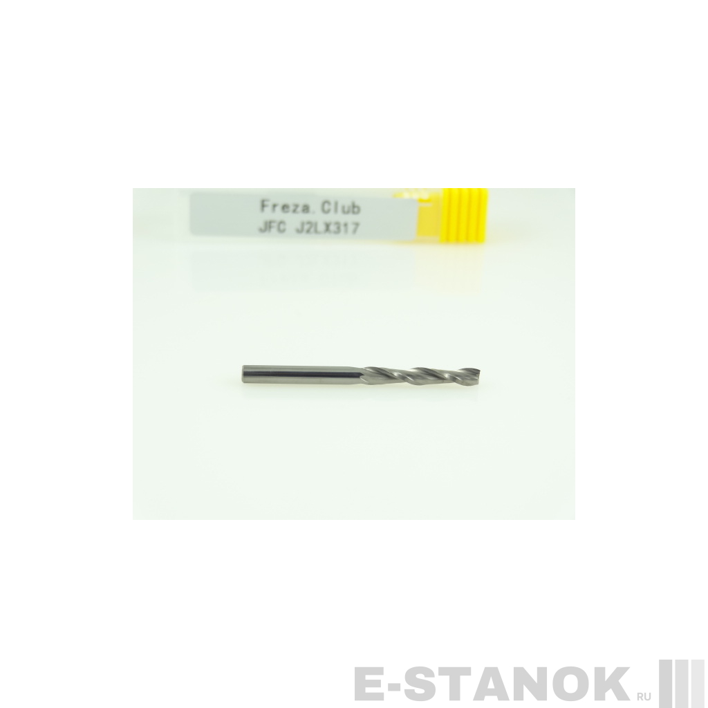 Двухзаходная фреза JFC: диам. 3 мм, реж. длина 17 мм