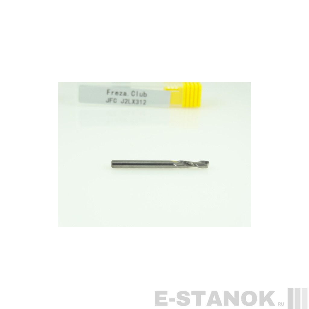 Двухзаходная фреза JFC: диам. 3.175 мм, реж. длина 12 мм