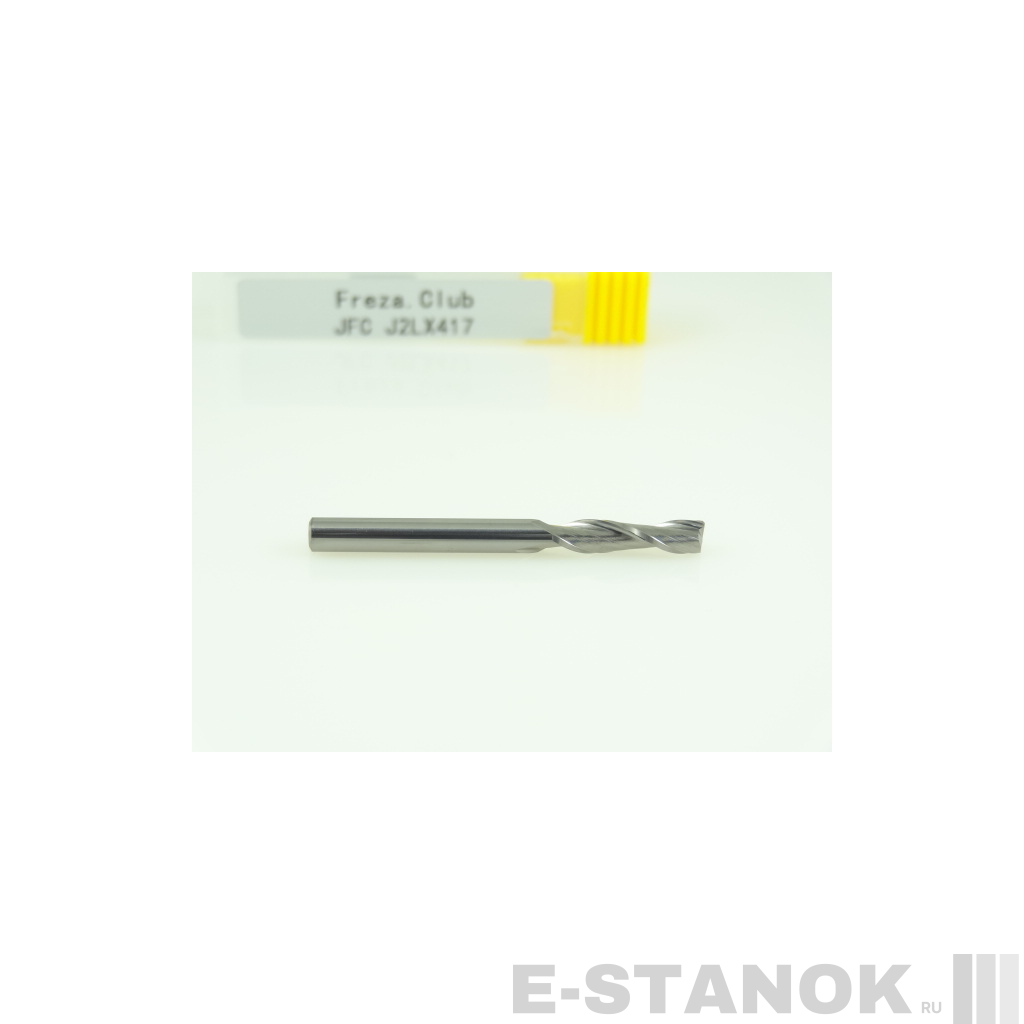 Двухзаходная фреза JFC: диам. 4 мм, реж. длина 17 мм