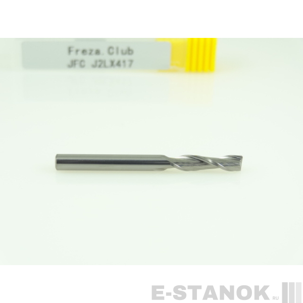 Двухзаходная фреза JFC: диам. 4 мм, реж. длина 17 мм