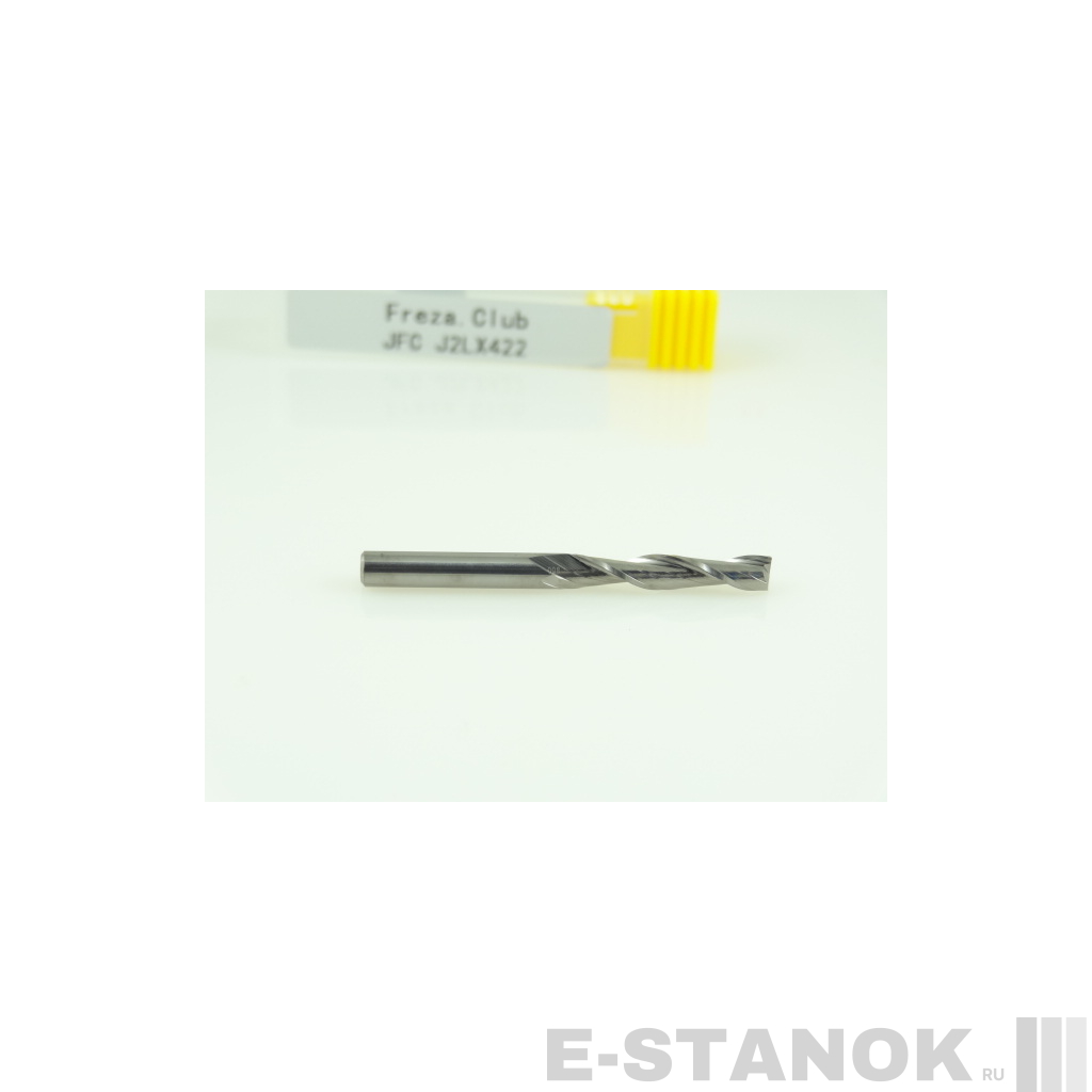 Двухзаходная фреза JFC: диам. 4 мм, реж. длина 22 мм