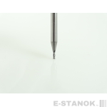 Двухзаходная фреза по алюминию CERAMEI: диам. 1.5 мм, хвост. 4 мм, реж. часть 4 мм