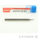 Двухзаходная фреза по алюминию CERAMEI: диам. 1.5 мм, хвост. 4 мм, реж. часть 4 мм