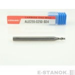 Двухзаходная фреза по алюминию CERAMEI: диам. 2.5 мм, хвост. 4 мм, реж. часть 7 мм