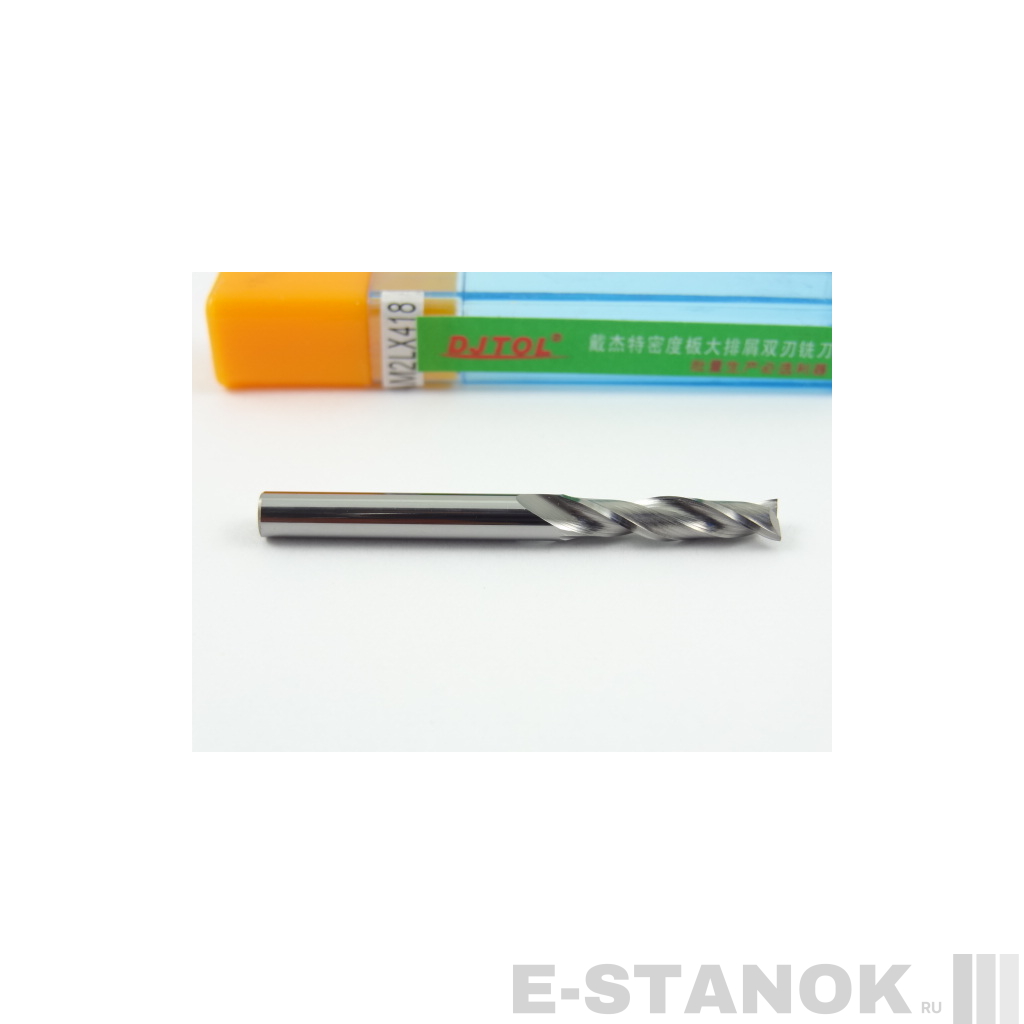 Двухзаходная фреза по МДФ DJTOL A: диам. 4 мм, реж. длина 18 мм