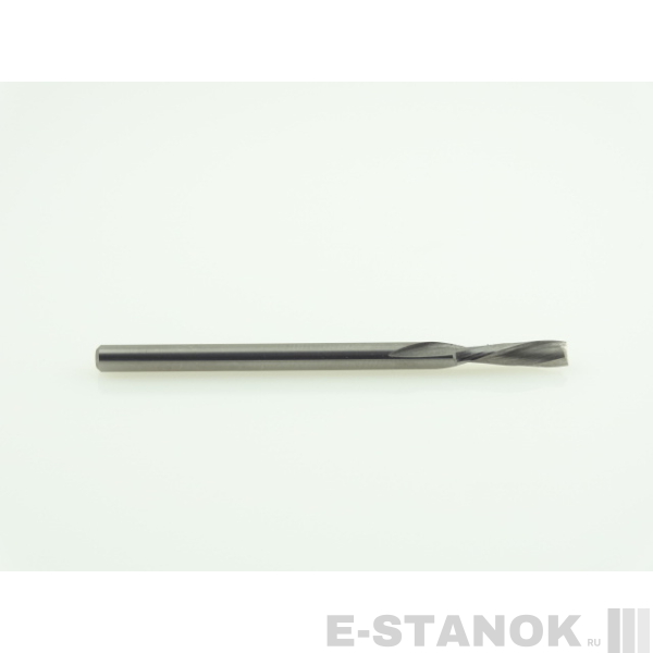 Двухзаходная фреза стружка вниз Альма: диам. 3 мм, реж. длина 12 мм