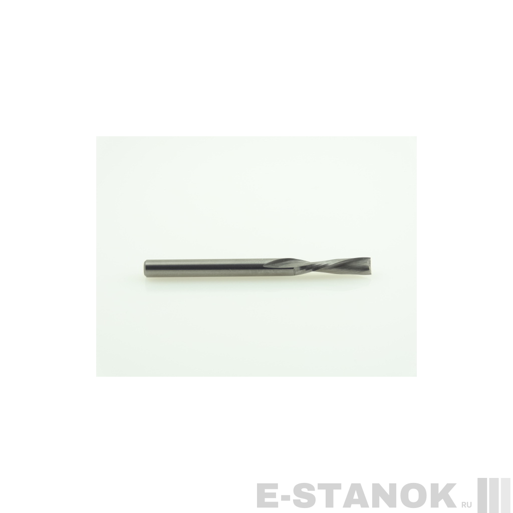 Двухзаходная фреза стружка вниз Альма: диам. 4 мм, реж. длина 17 мм