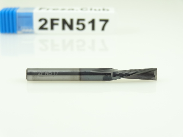 Двухзаходная фреза стружка вниз Альма+: диам. 5 мм, реж. длина 17 мм Двухзаходная фреза стружка вниз Альма+: диам. 5 мм, реж. длина 17 мм